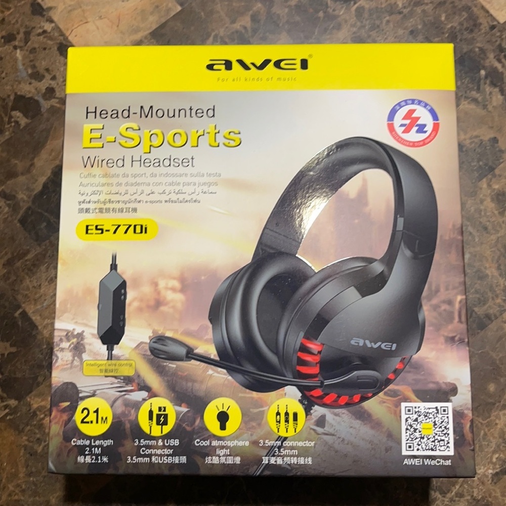 🔥HOST PICK 🔥🥰 Head-Mounted E-Sports Wired Headset BNWT🔥🔥